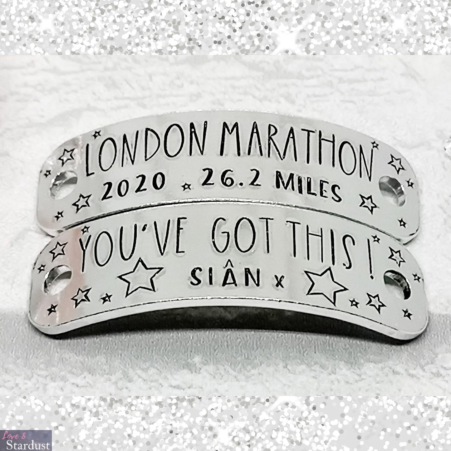 LONDON MARATHON YOU'VE GOT THIS Personalised Trainer Tags (Style 1)