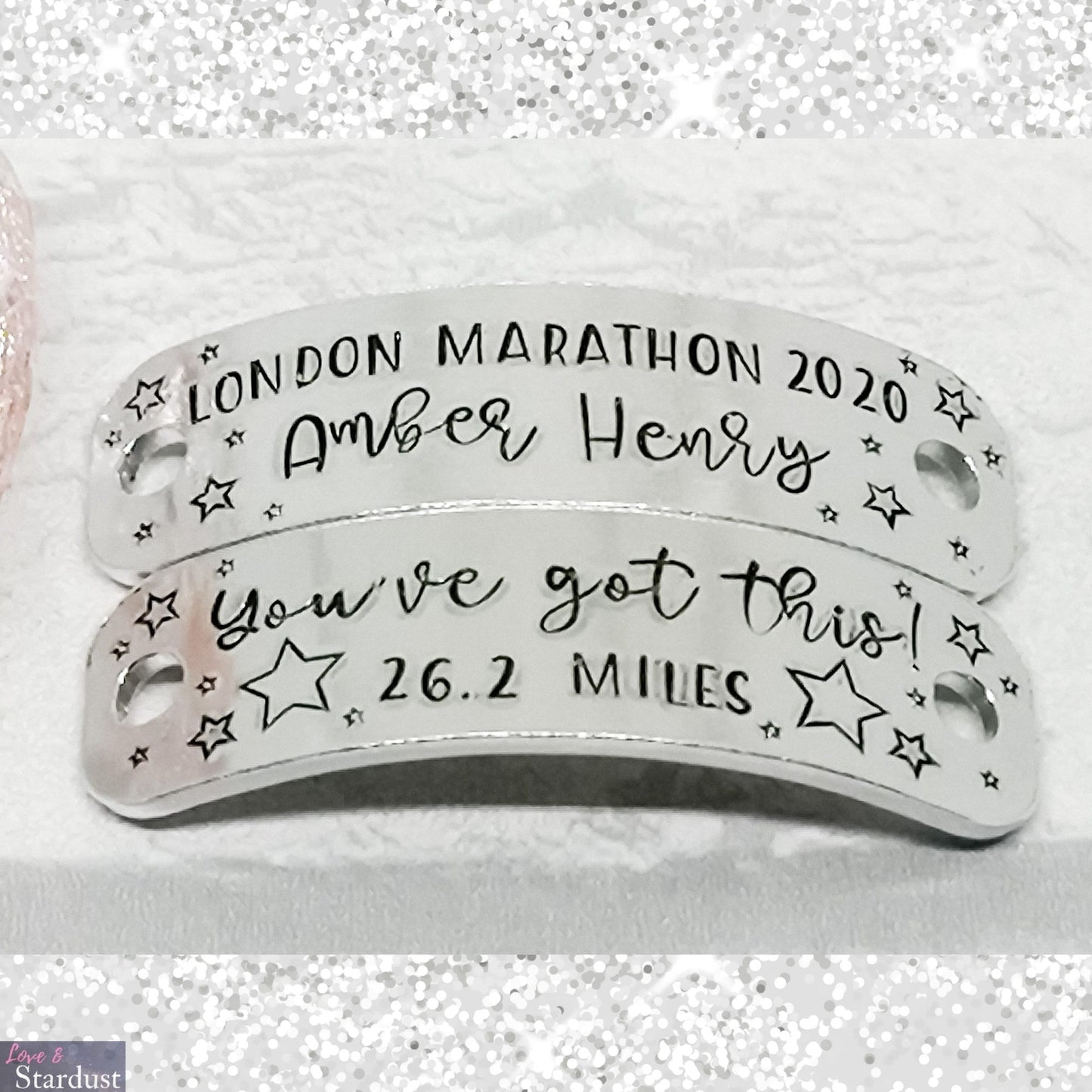 LONDON MARATHON YOU'VE GOT THIS Personalised Trainer Tags (Style 2)