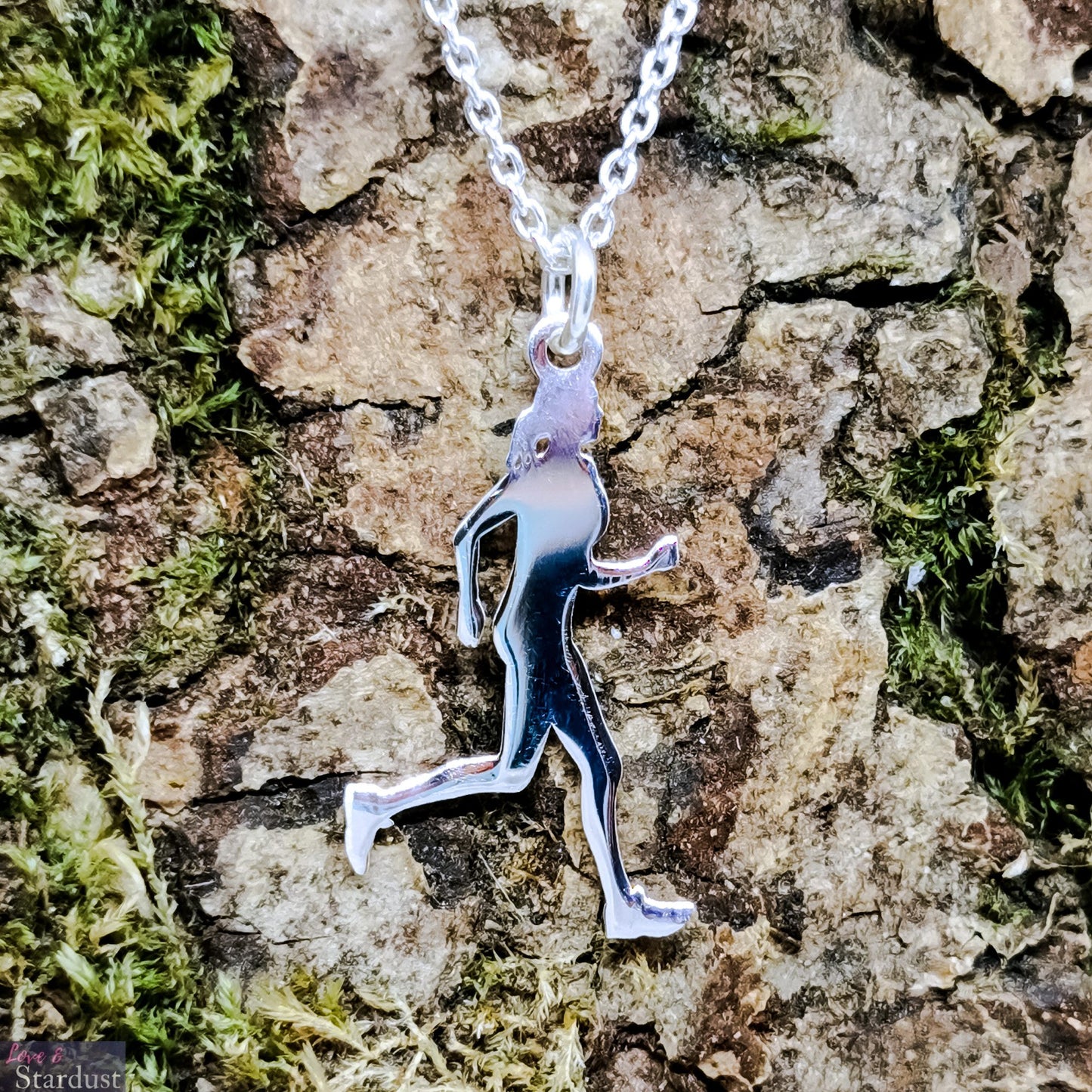 RUNNER Sterling Silver Necklace