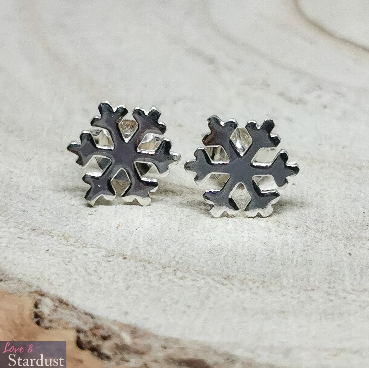 SNOWFLAKE Sterling Silver Earrings