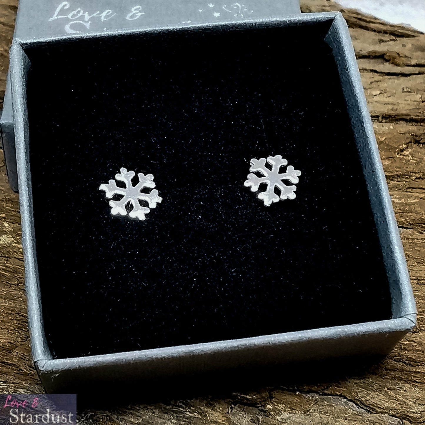 SNOWFLAKE Sterling Silver Earrings