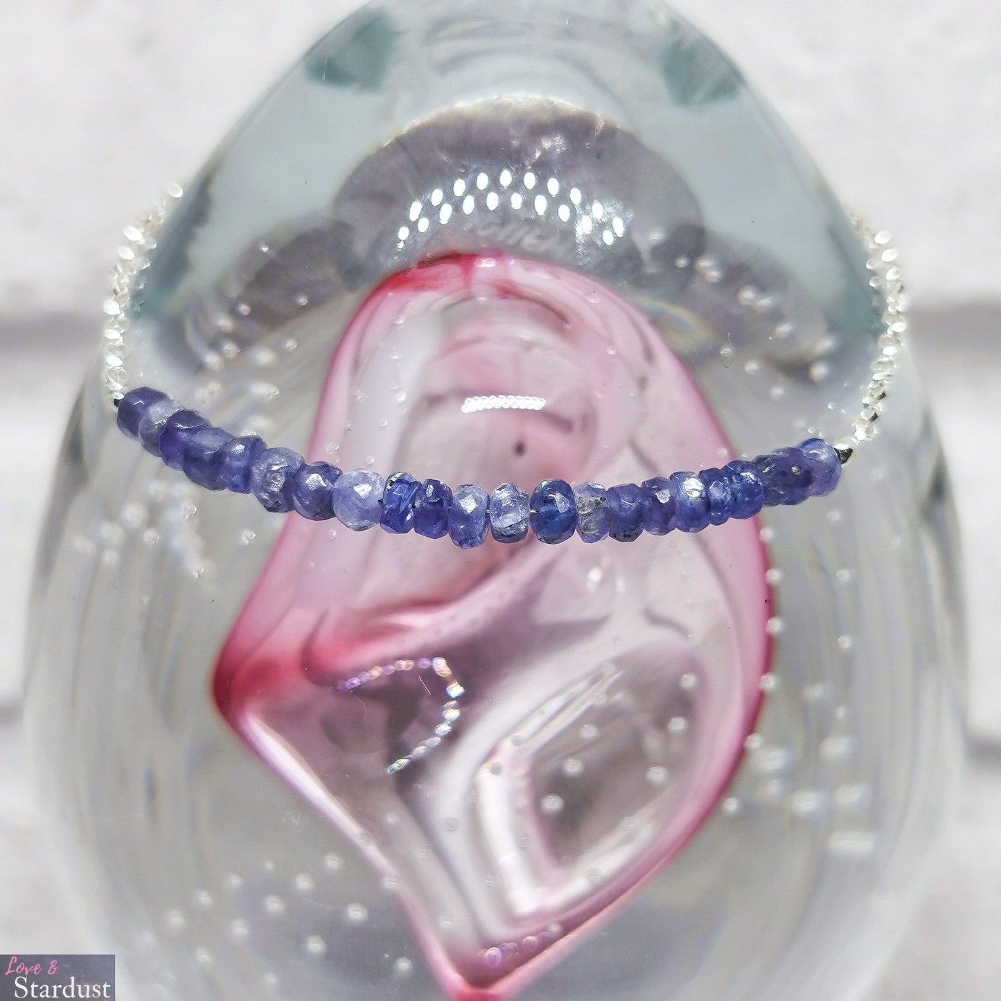 TANZANITE Sterling Silver Teen/Small Bracelet