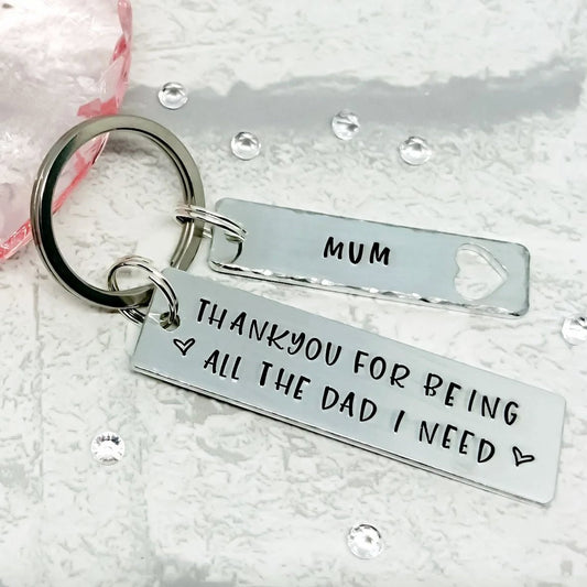 SINGLE MUM Personalised Keyring