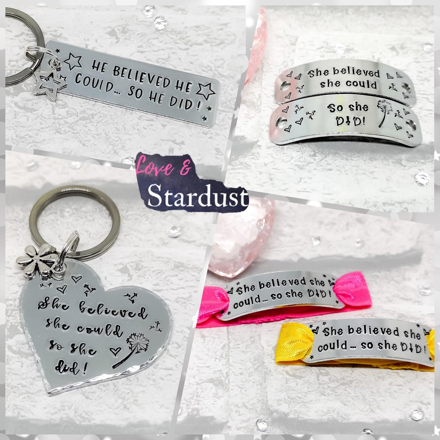SHE BELIEVED SHE COULD Keyring