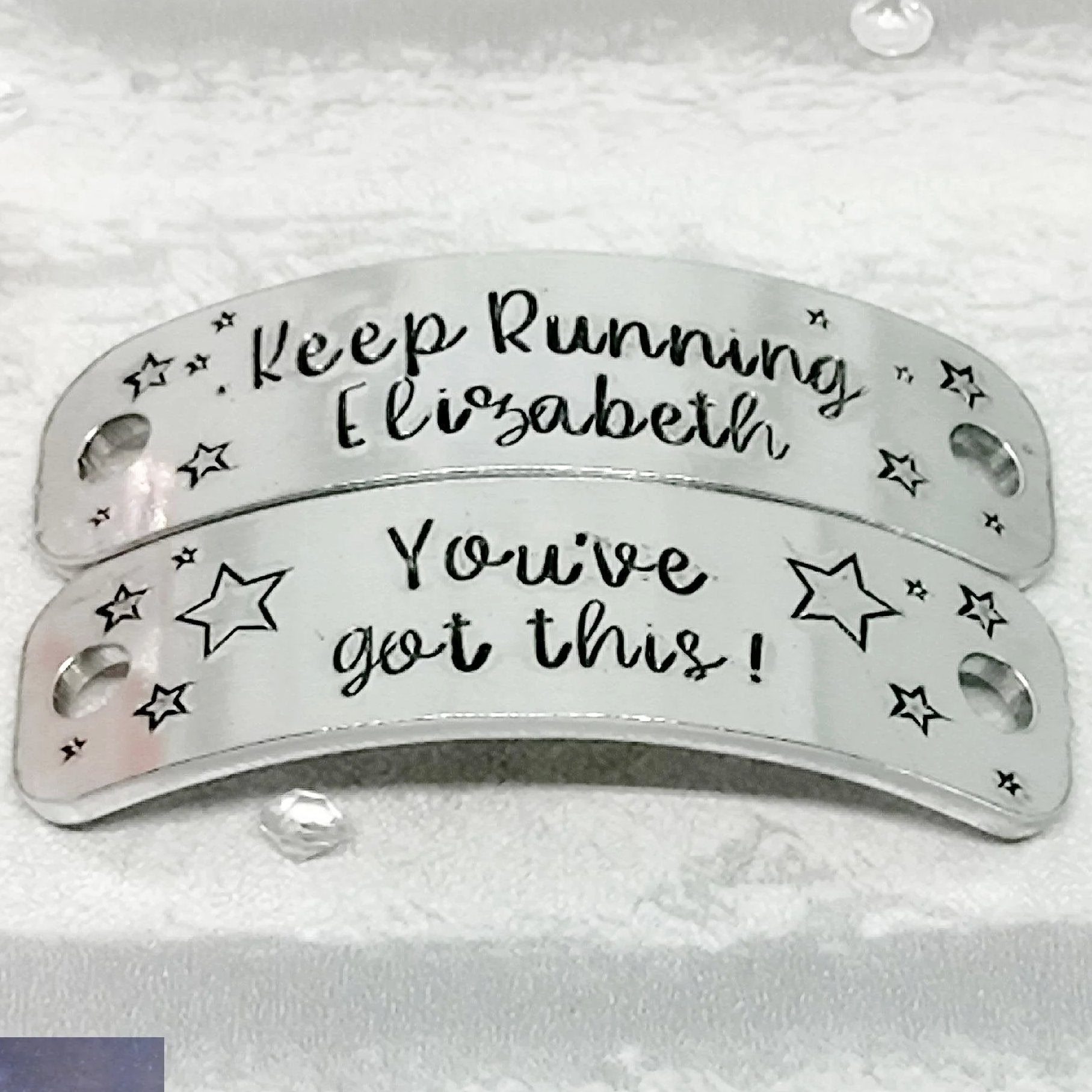 KEEP RUNNING YOU'VE GOT THIS Personalised Trainer Tags – Love