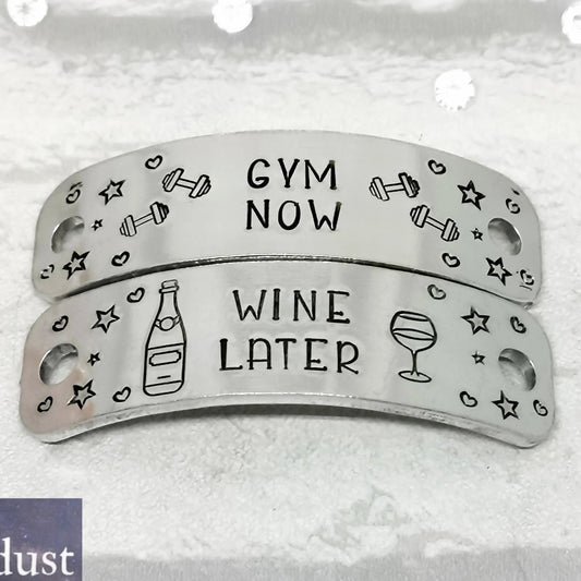 GYM NOW WINE LATER Trainer Tags