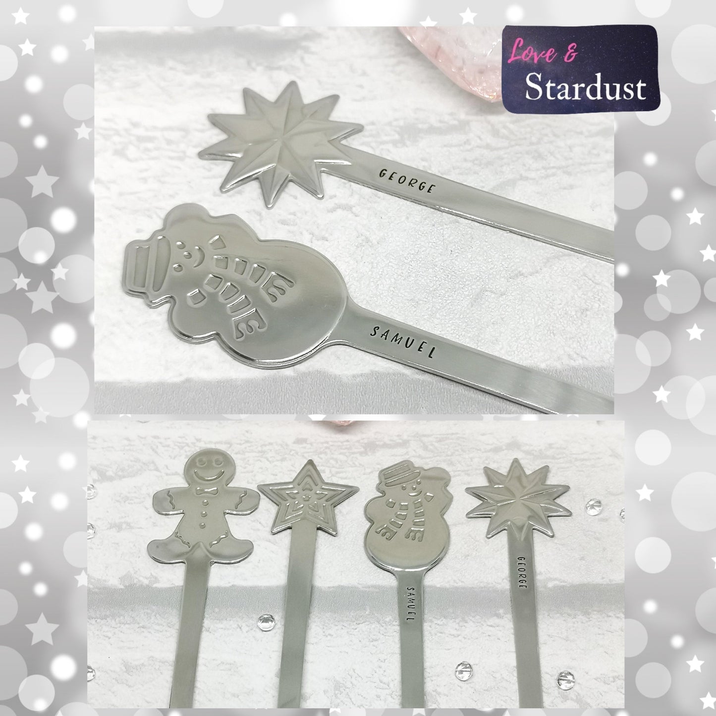 Personalised Christmas Hot Chocolate Spoon