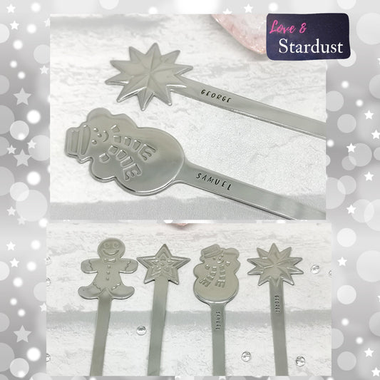 Personalised Christmas Hot Chocolate Spoon