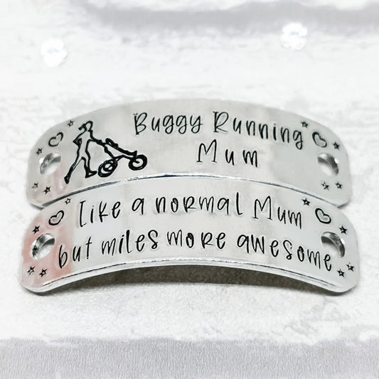 BUGGY RUNNING MUM Trainer Tags