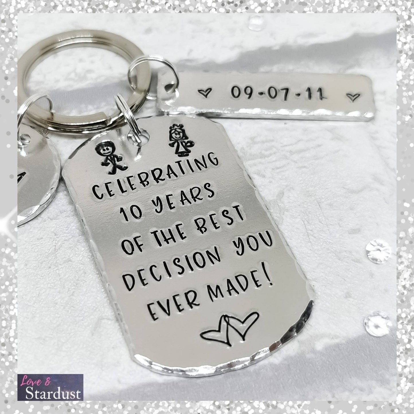 TIN 10th ANNIVERSARY Keyring