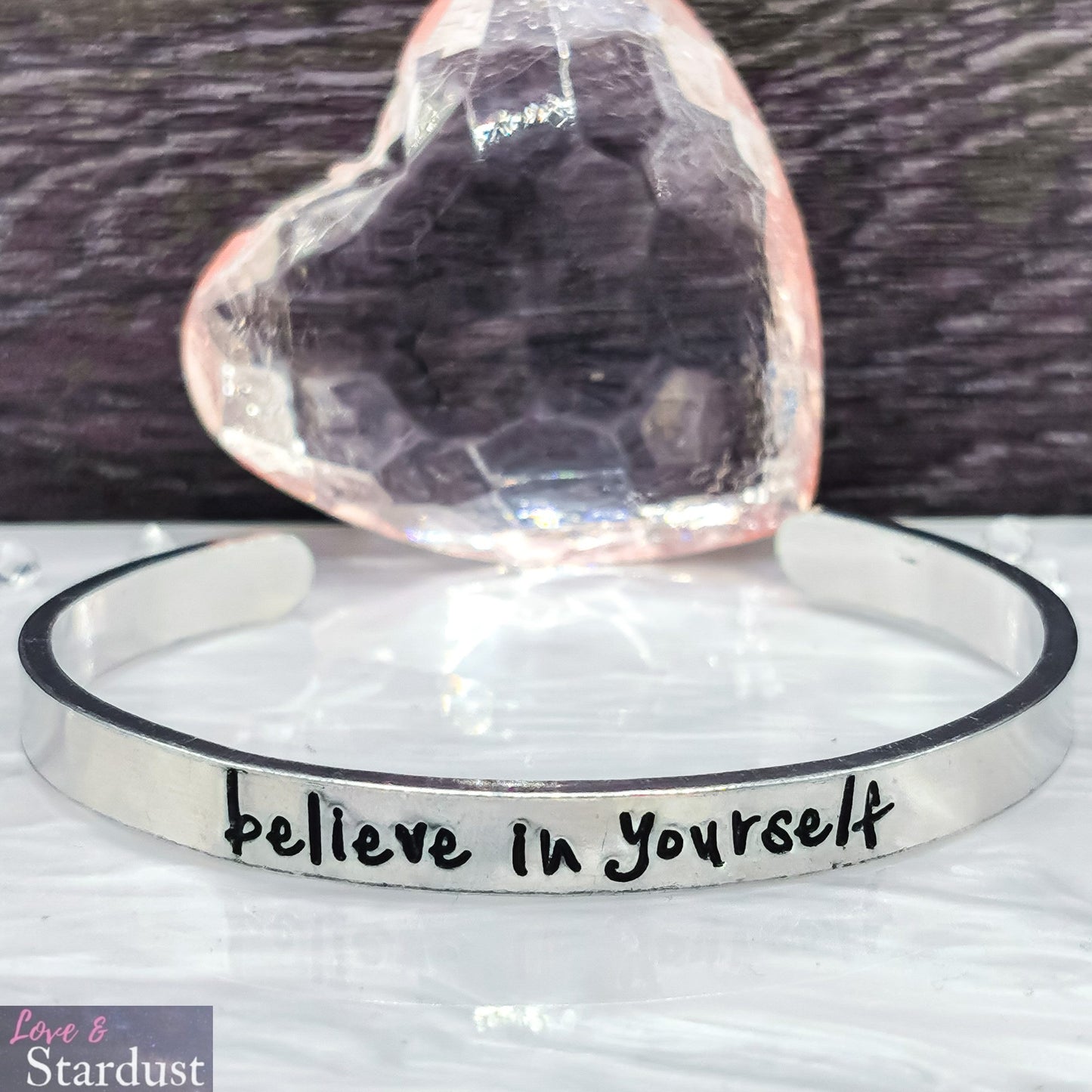 BELIEVE IN YOURSELF Cuff Bracelet