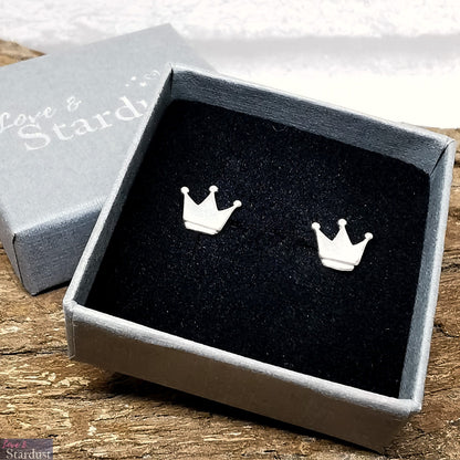 CROWN Sterling Silver Earrings