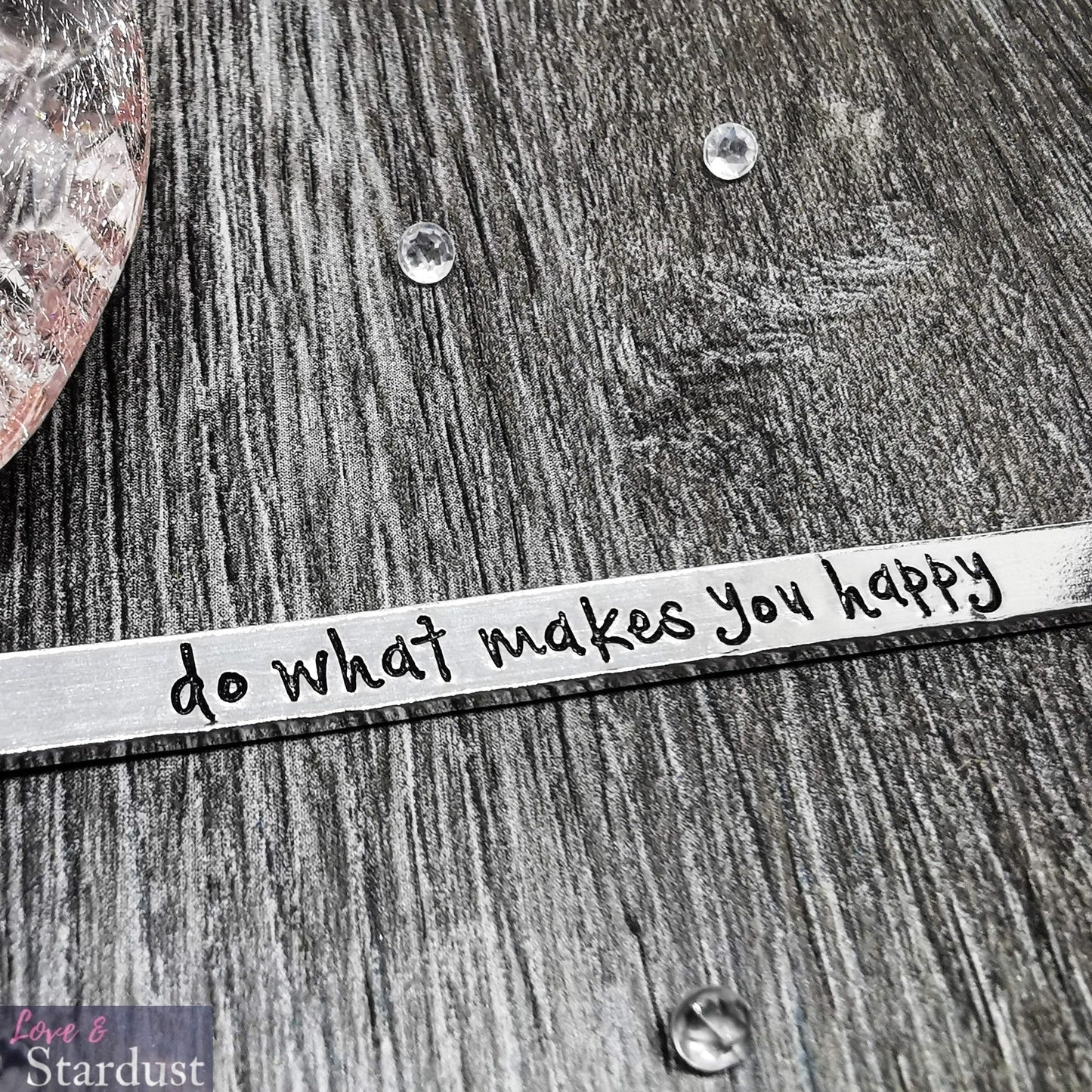 DO WHAT MAKES YOU HAPPY Cuff Bracelet