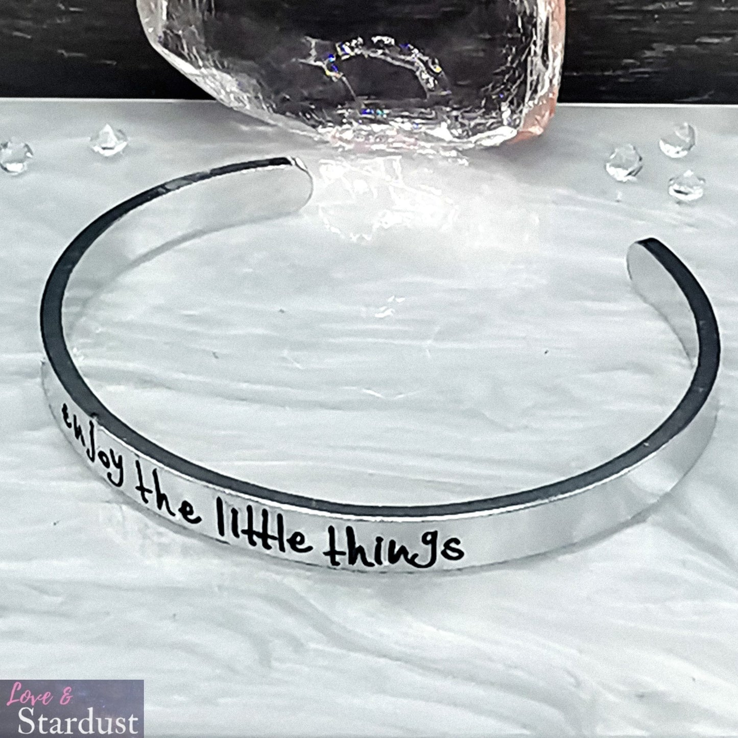 ENJOY THE LITTLE THINGS Cuff Bracelet