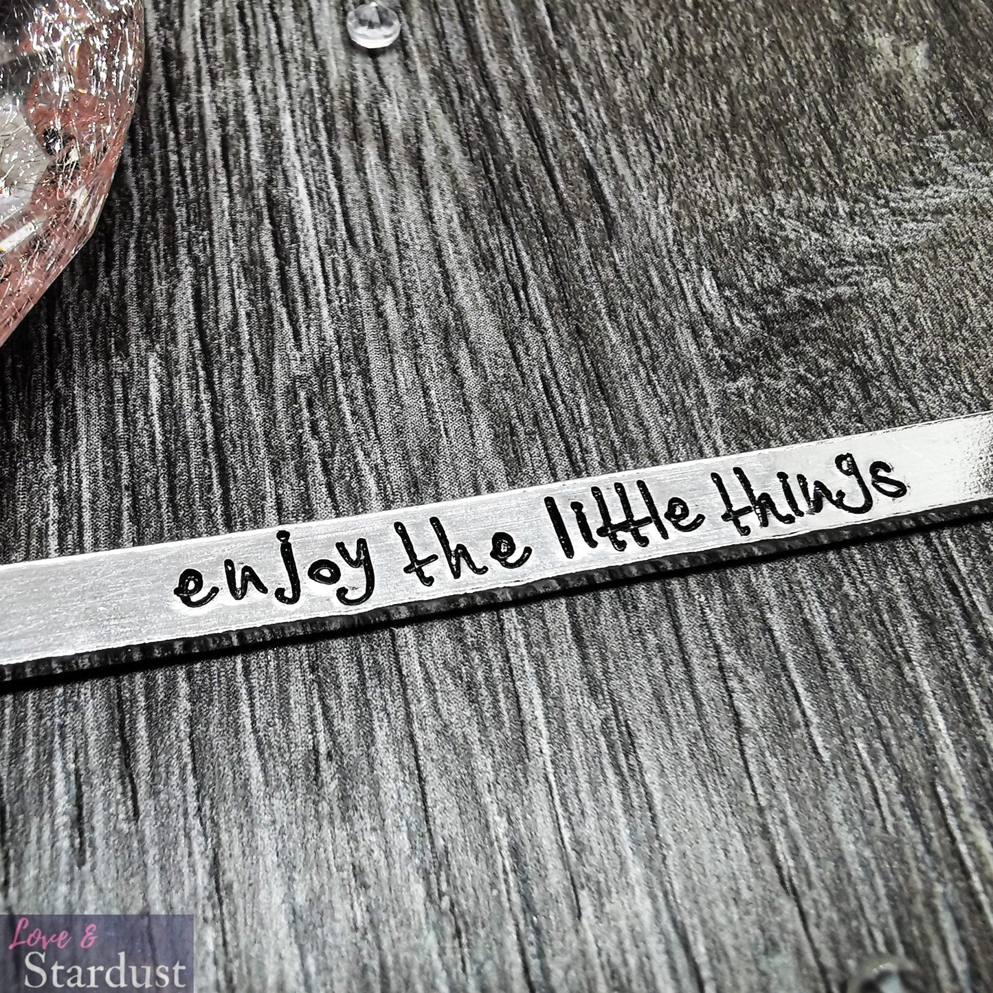 ENJOY THE LITTLE THINGS Cuff Bracelet