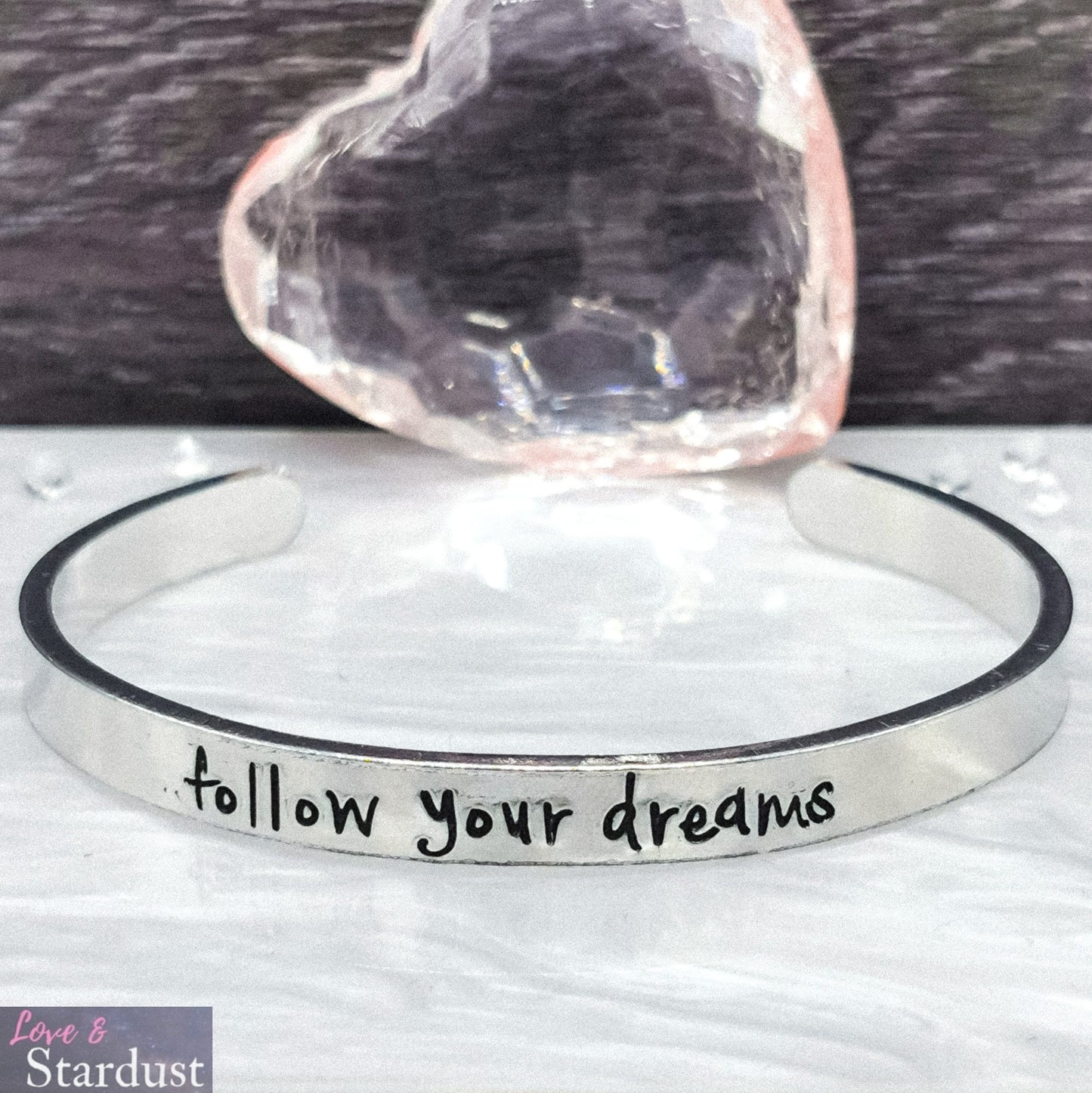 FOLLOW YOUR DREAMS Cuff Bracelet