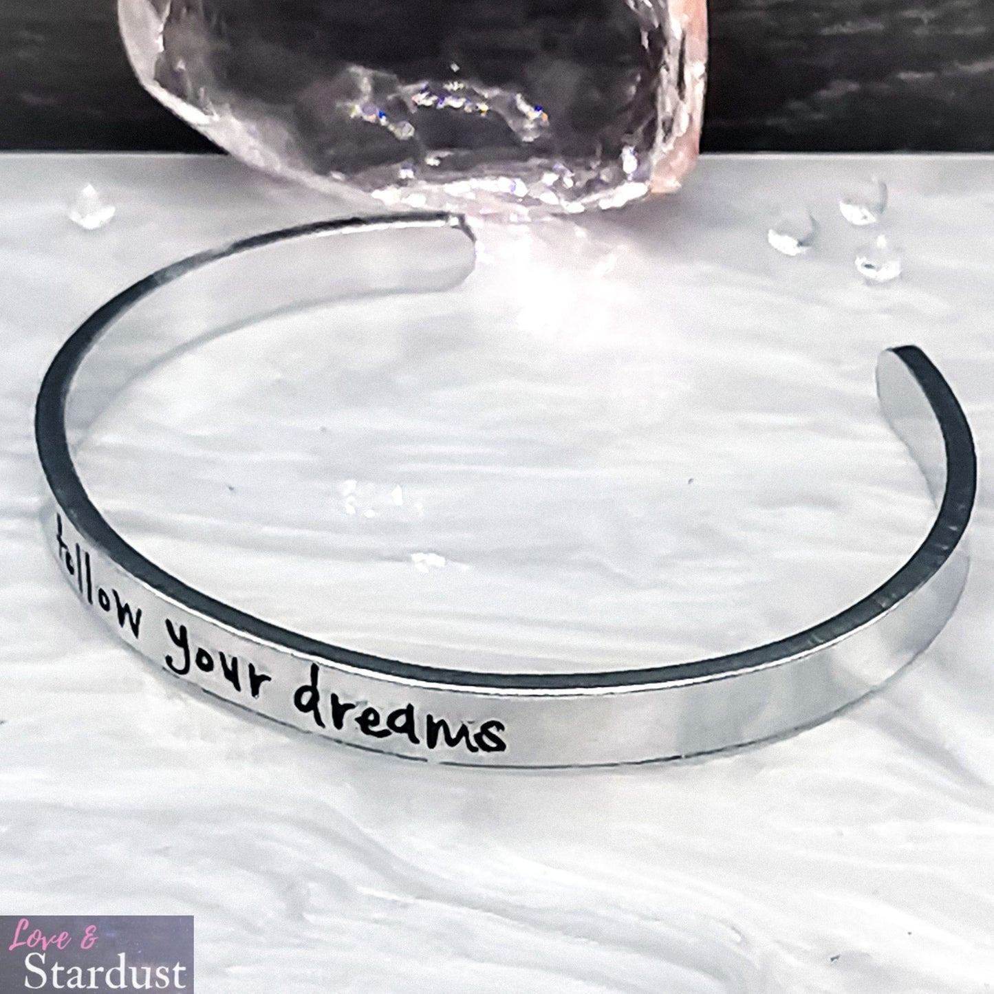 FOLLOW YOUR DREAMS Cuff Bracelet