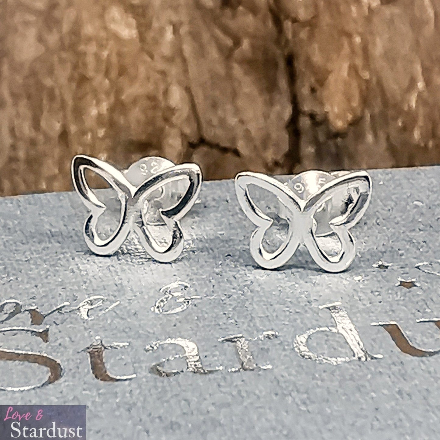 OPEN BUTTERFLY Sterling Silver Earrings