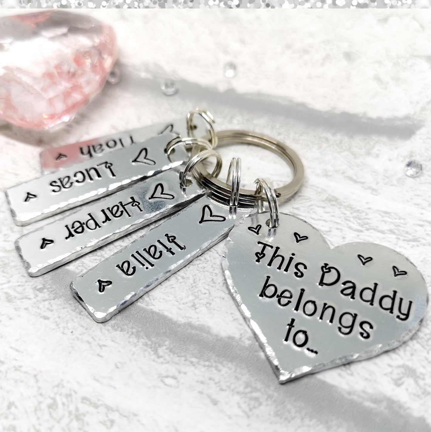 THIS DADDY/GRANDAD BELONGS TO Personalised Keyring