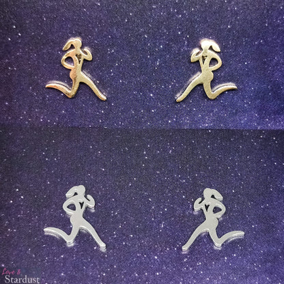 RUNNER Stainless Steel Earrings