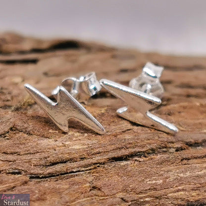 LIGHTNING BOLT Sterling Silver Earrings