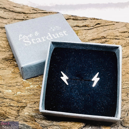 LIGHTNING BOLT Sterling Silver Earrings