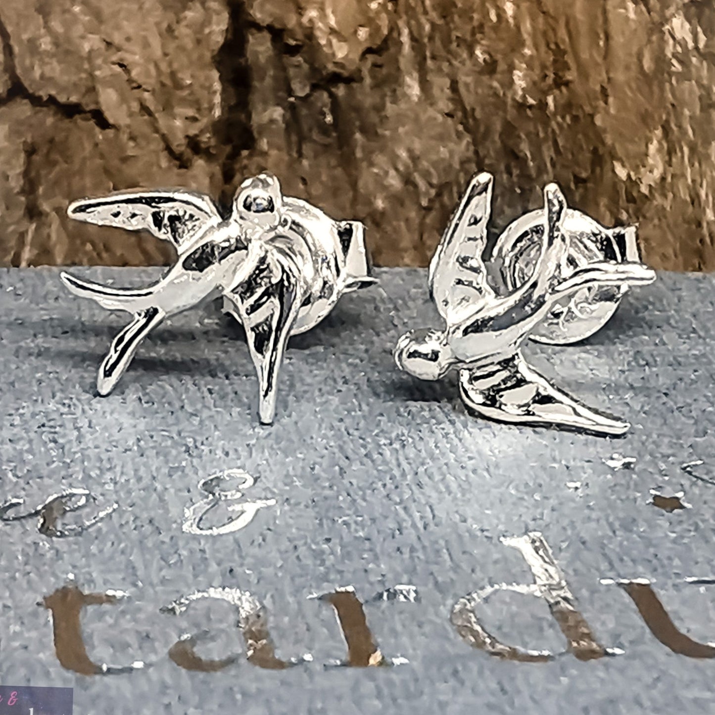 SWALLOW BIRDS Sterling Silver Earrings