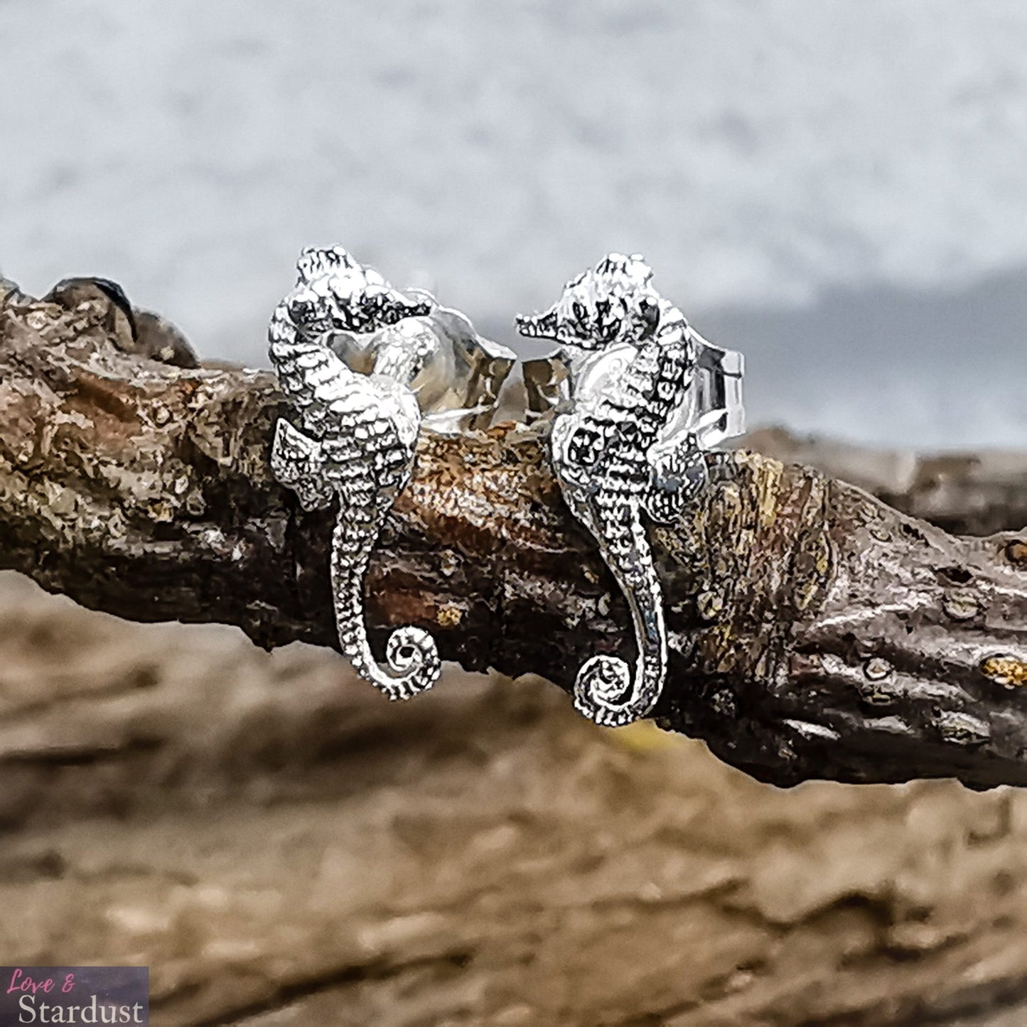 SEAHORSE Sterling Silver Earrings