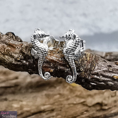 SEAHORSE Sterling Silver Earrings