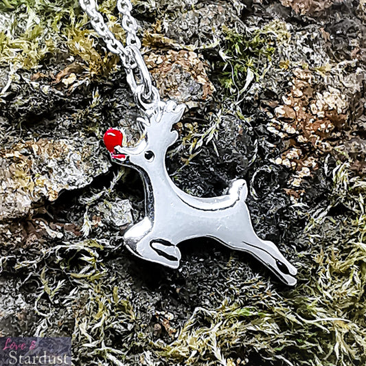 REINDEER Sterling Silver Necklace