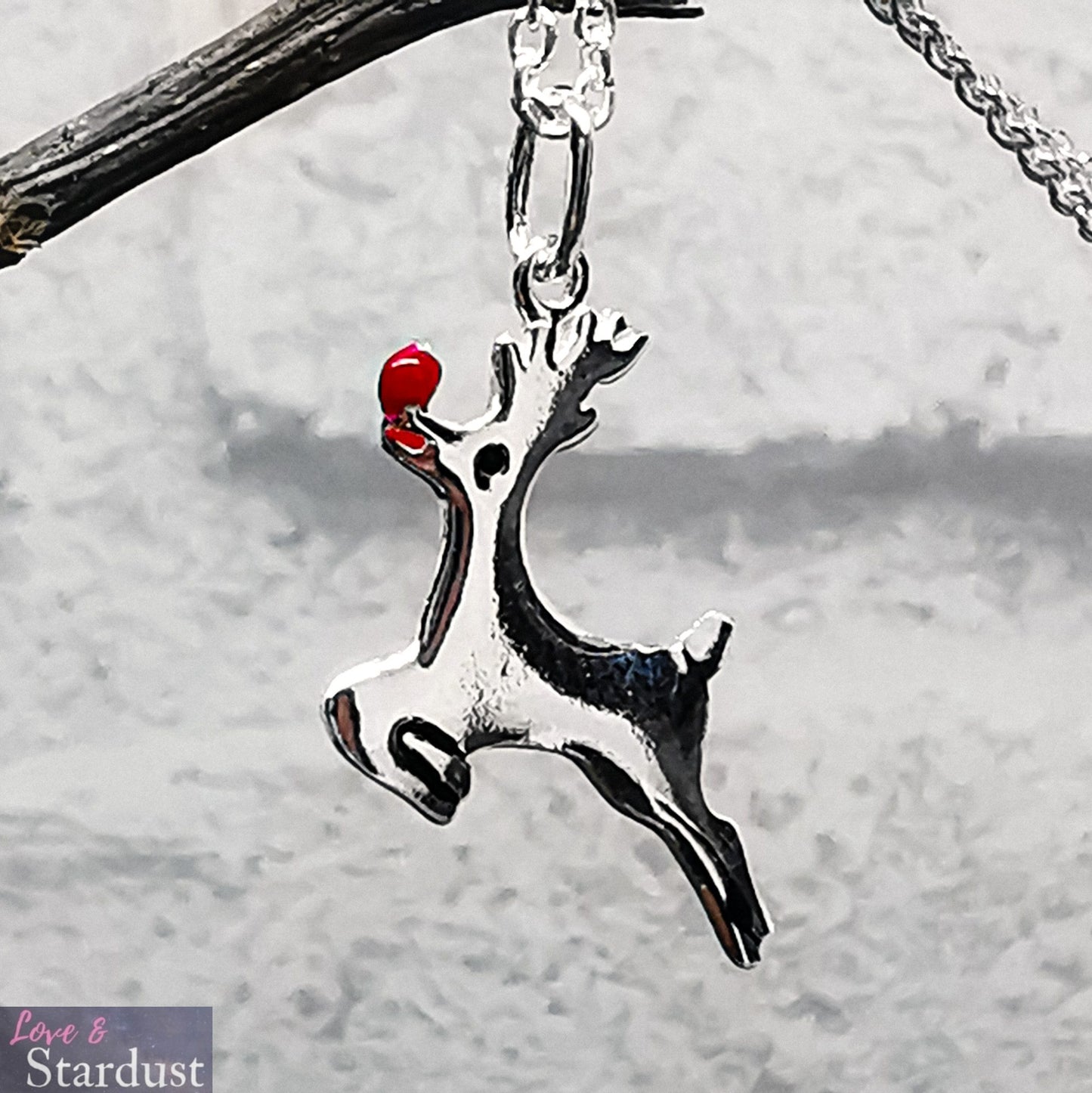 REINDEER Sterling Silver Necklace