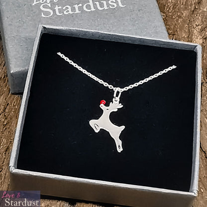 REINDEER Sterling Silver Necklace