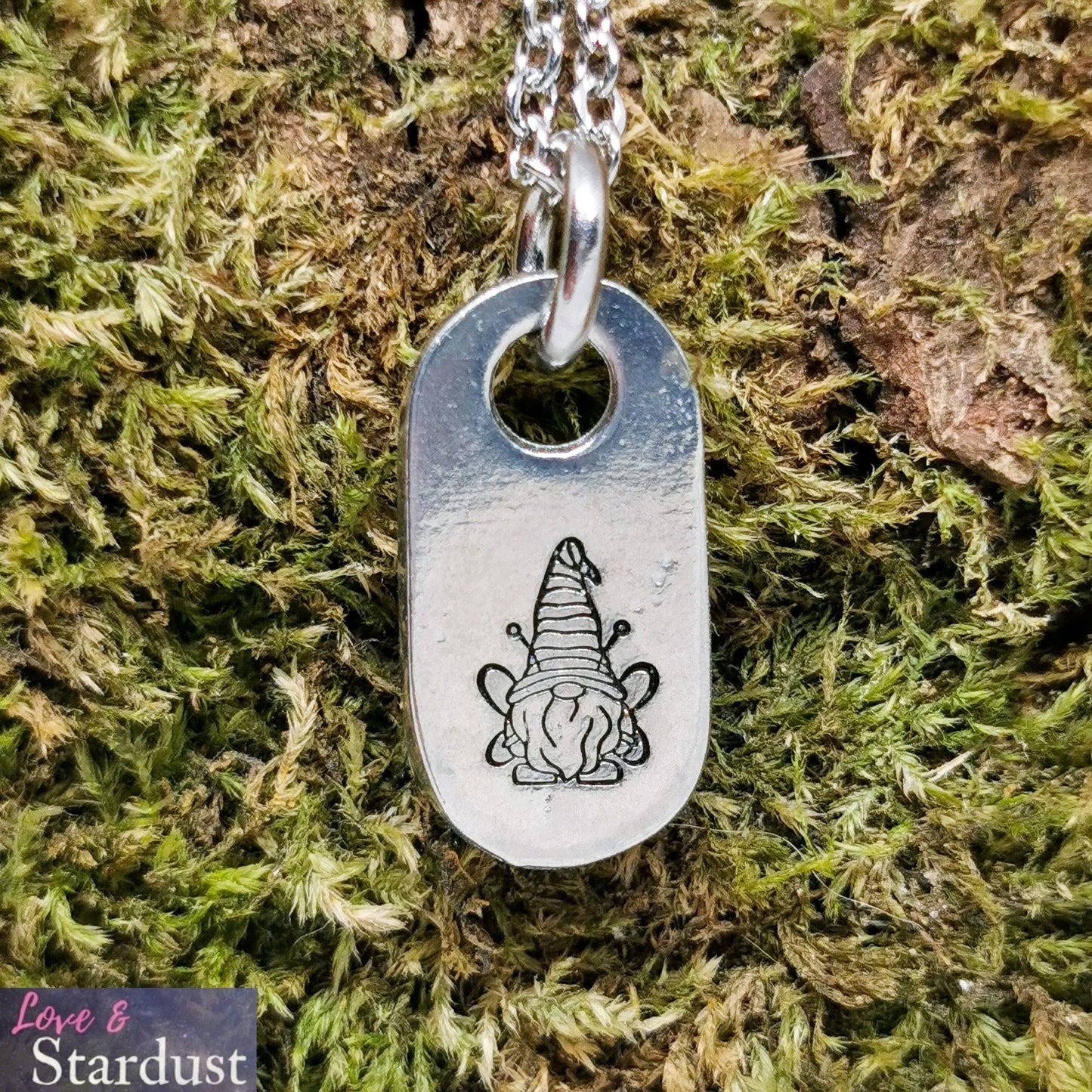 BEE GONK Pewter Necklace