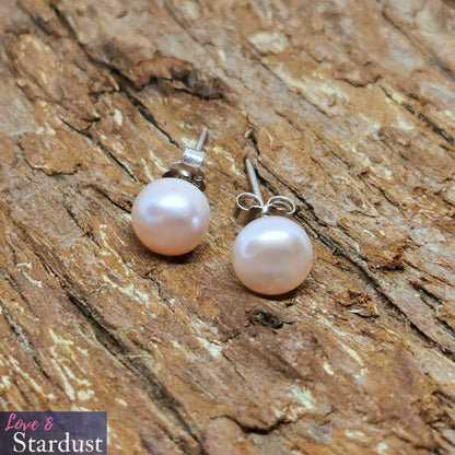 FRESHWATER CULTURED PEARL Sterling Silver Earrings