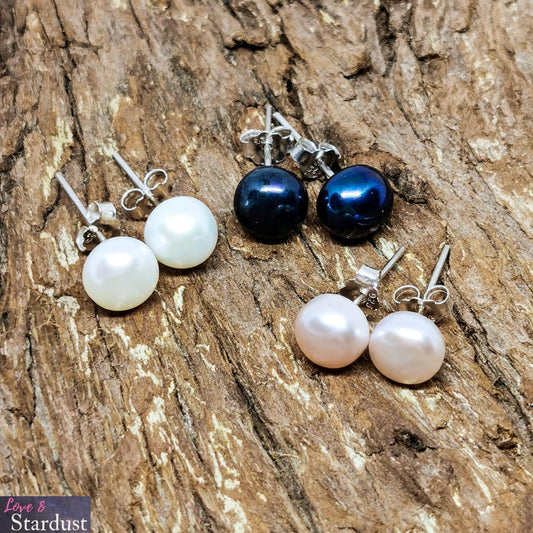 FRESHWATER CULTURED PEARL Sterling Silver Earrings