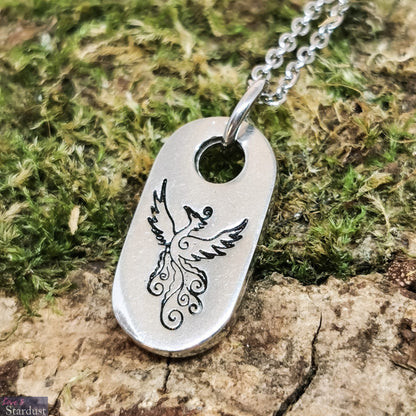 PHOENIX Pewter Necklace