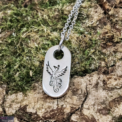 PHOENIX Pewter Necklace