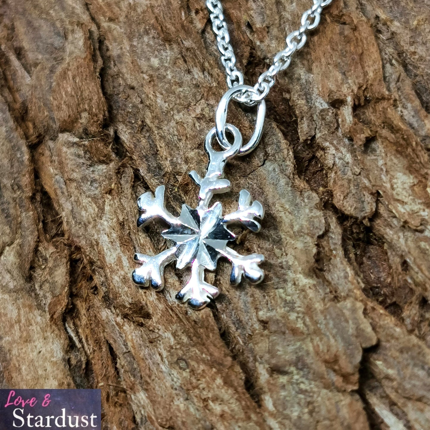 SNOWFLAKE Sterling Silver Necklace