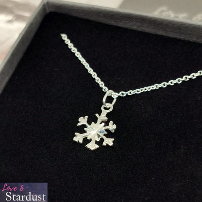 SNOWFLAKE Sterling Silver Necklace