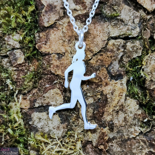 RUNNER Sterling Silver Necklace