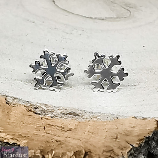 SNOWFLAKE Sterling Silver Earrings