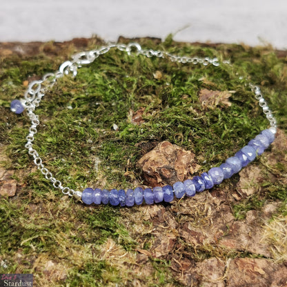TANZANITE Sterling Silver Teen/Small Bracelet