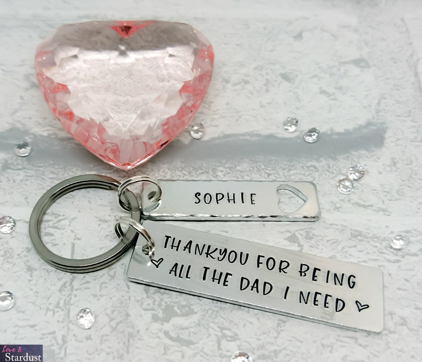 STEP DAD Personalised Keyring