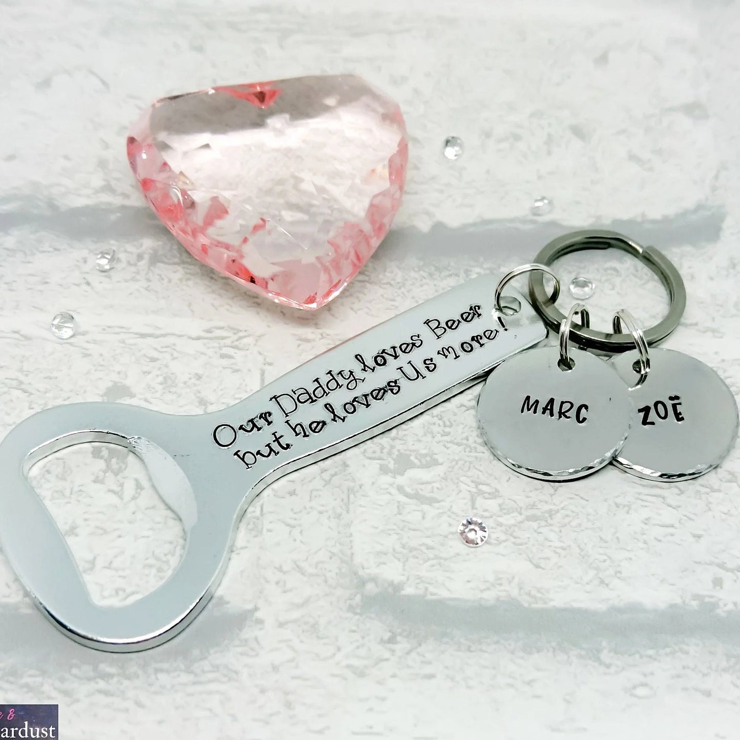 OUR DADDY LOVES BEER Personalised Bottle Opener