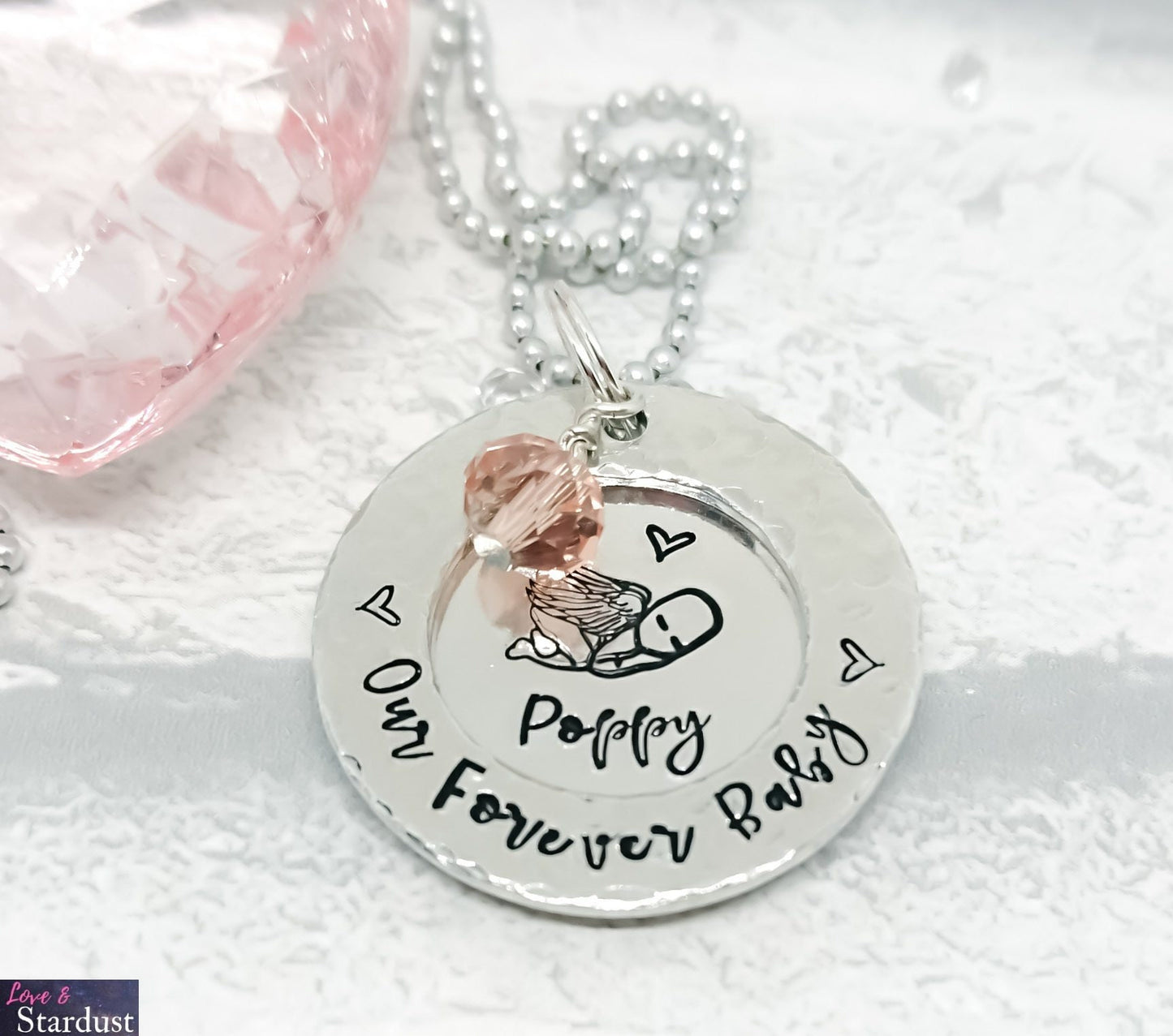 SINGLETON ANGEL BABY Personalised Fashion Necklace