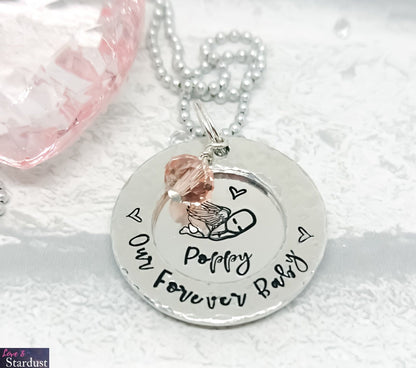 SINGLETON ANGEL BABY Personalised Fashion Necklace