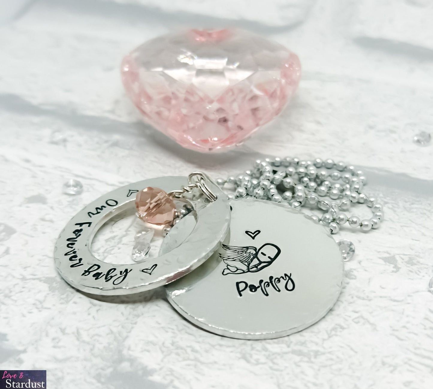 SINGLETON ANGEL BABY Personalised Fashion Necklace