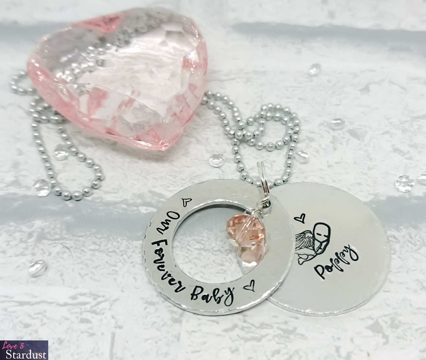 SINGLETON ANGEL BABY Personalised Fashion Necklace