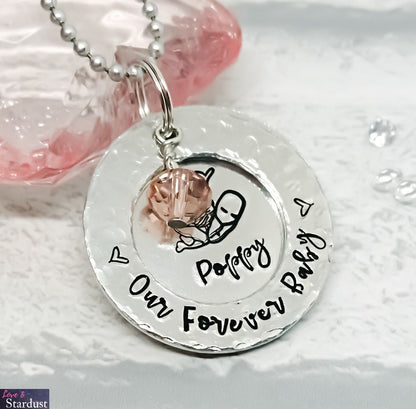 SINGLETON ANGEL BABY Personalised Fashion Necklace