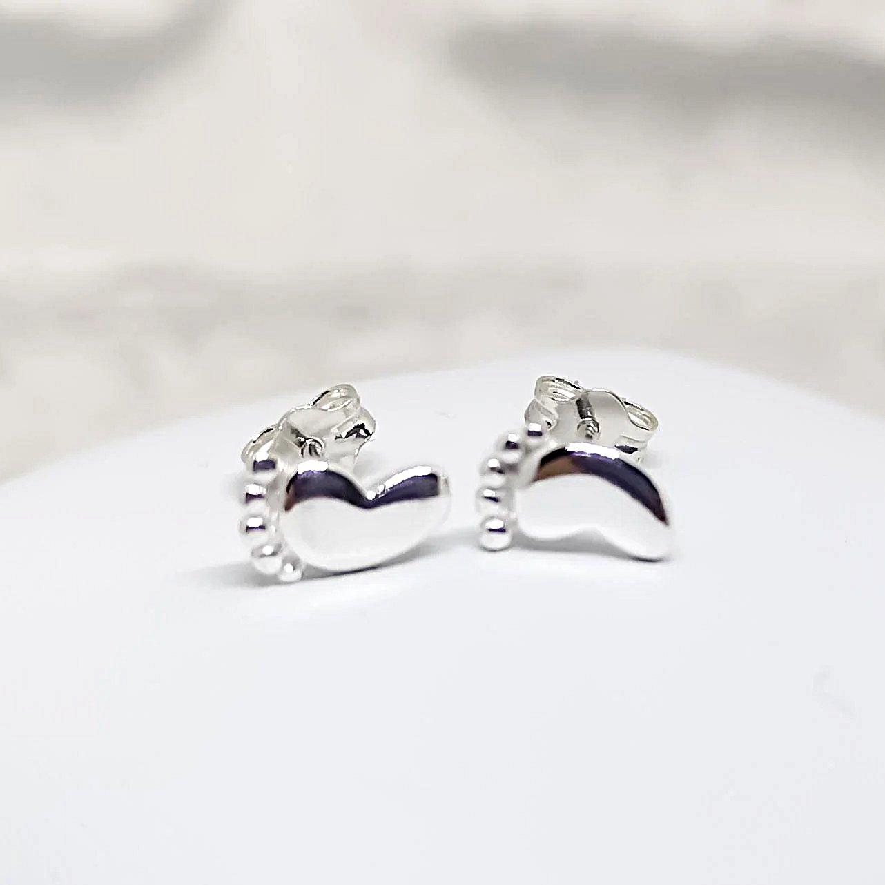 BABY FEET Sterling Silver Earrings